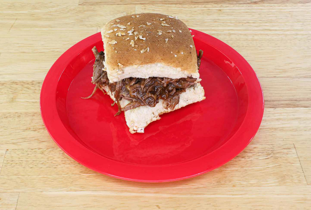 Sándwiches De Carne De Res A La Barbacoa