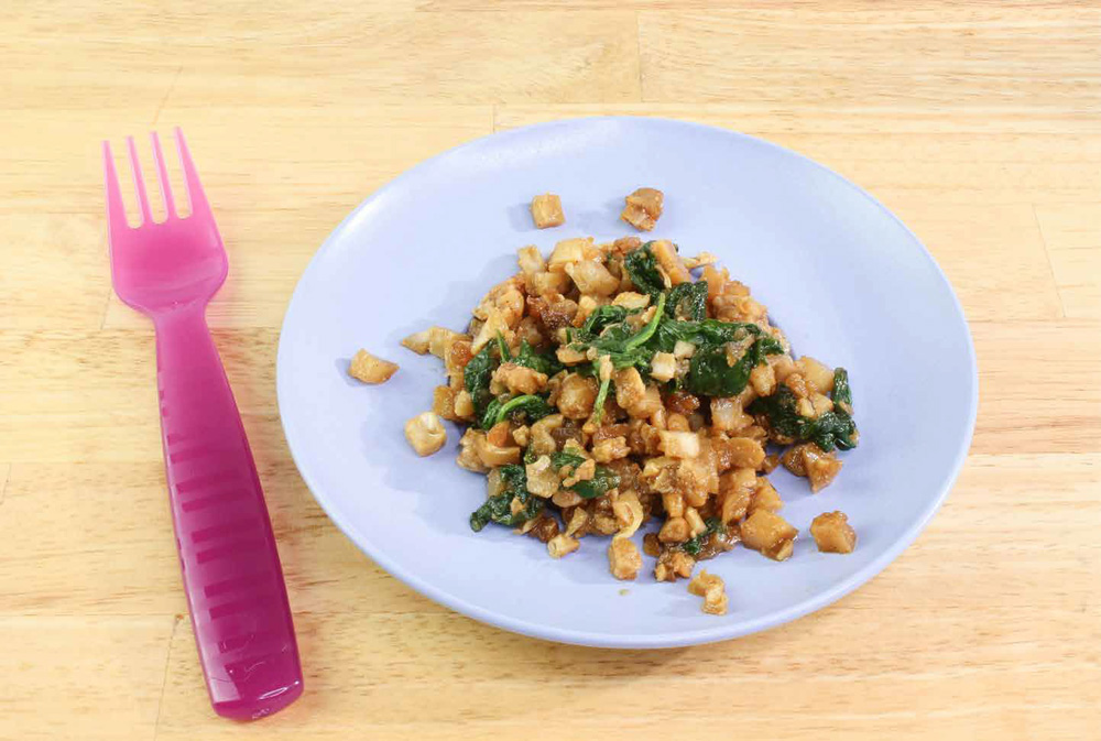 Salteado De Tempeh Con Vegetales