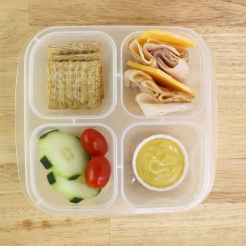 Caja Bento Con Alimentos Del Deli