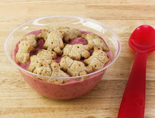 Mini galletas Graham con mantequilla de nuez y bayas – Recetas del USDA para centros de cuidado infantil