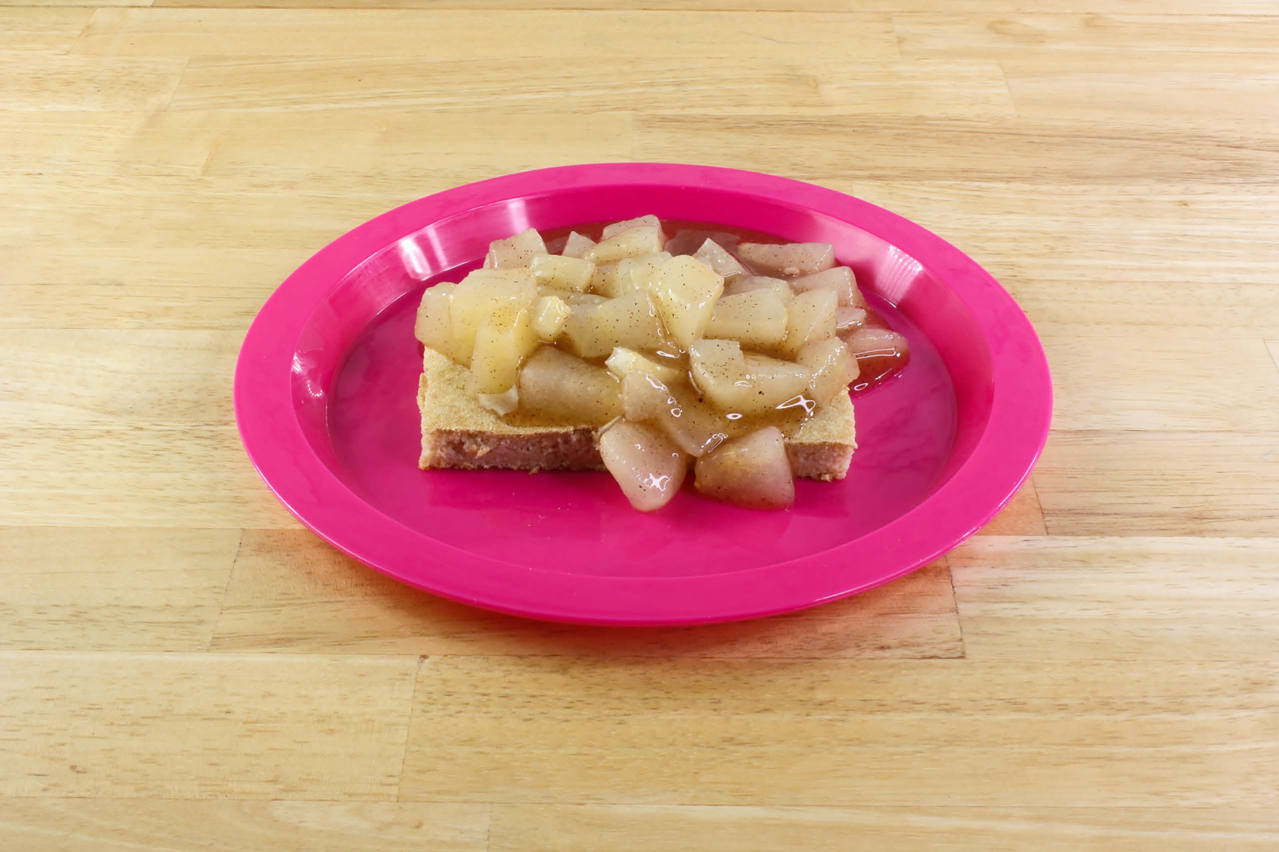 Panqueques Al Horno Con Peras En Almíbar