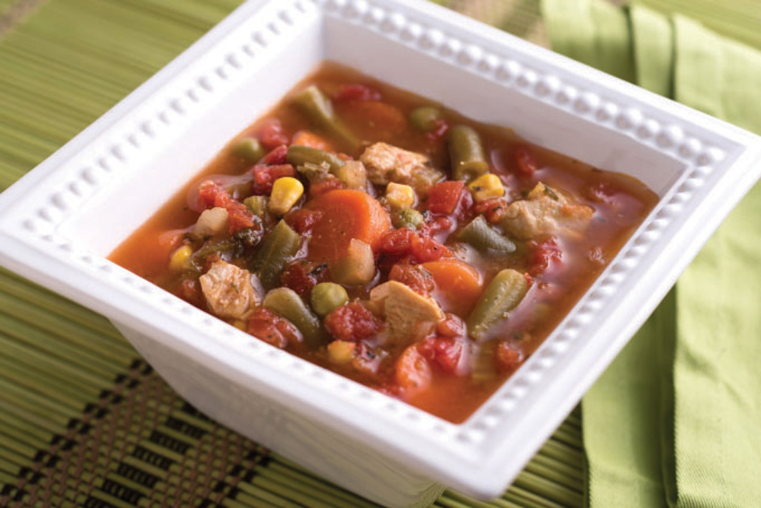 Chicken or Turkey Vegetable Soup USDA Recipe for Child Care Centers