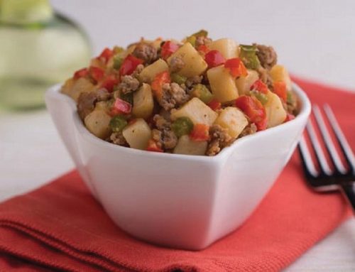 Roasted Potatoes and Turkey Hash USDA Recipe for Family Child Care Homes