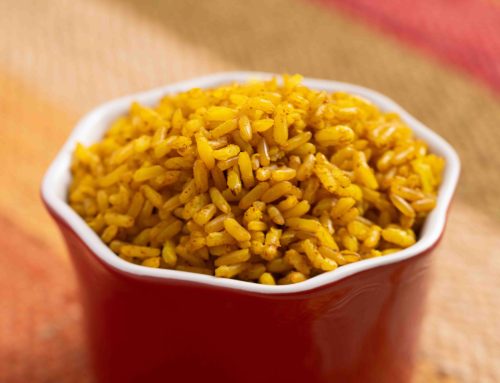Yellow Rice Pilaf (Pilaf Method) USDA Recipe for Schools
